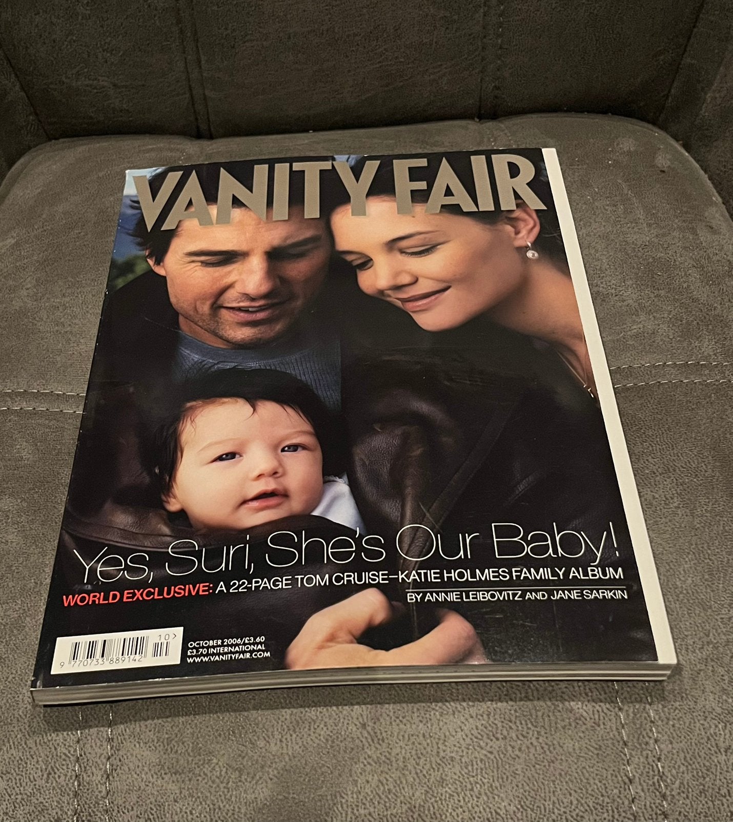 Collectors Vanity Fair Tom Cruise 2006 Vintage, Ophalen of Verzenden, 1980 tot heden, Tijdschrift