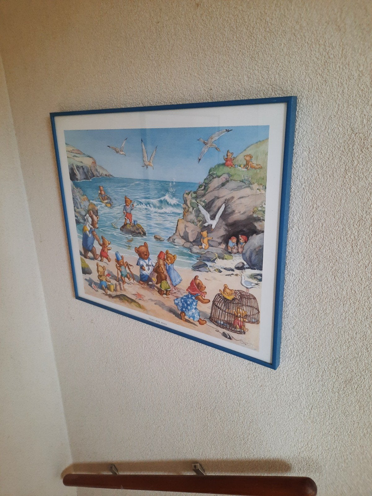 Originele Molly Brett poster, netjes ingelijst 50x60 cm, Gebruikt, Ophalen of Verzenden, Foto of Poster, 50 tot 75 cm