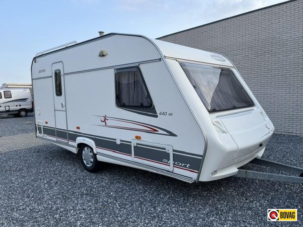Beyerland Sprinter 440 HK Incl. Voortent, Caravans en Kamperen, Schokbreker, Tot en met 2, Bedrijf, 750 - 1000 kg
