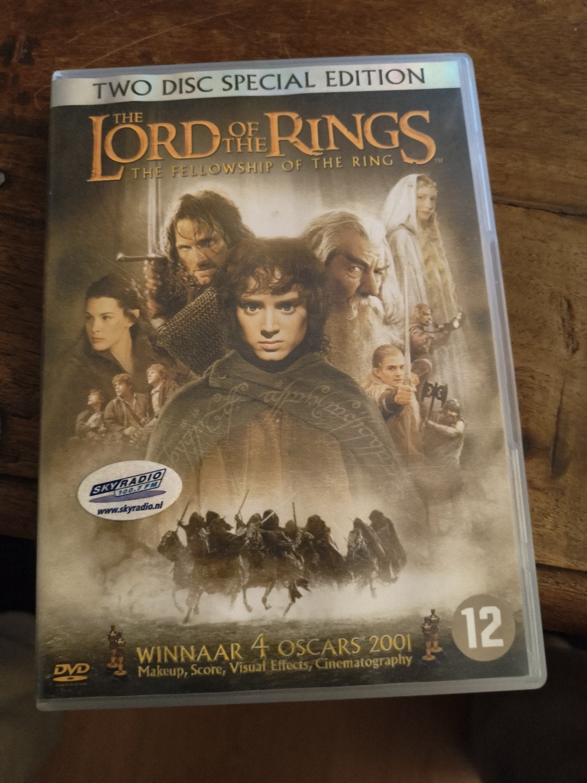 Lord of the Rings: The Fellowship of the Ring (DVD), Gebruikt, Nederlands, Fantasy, Inclusief doosje