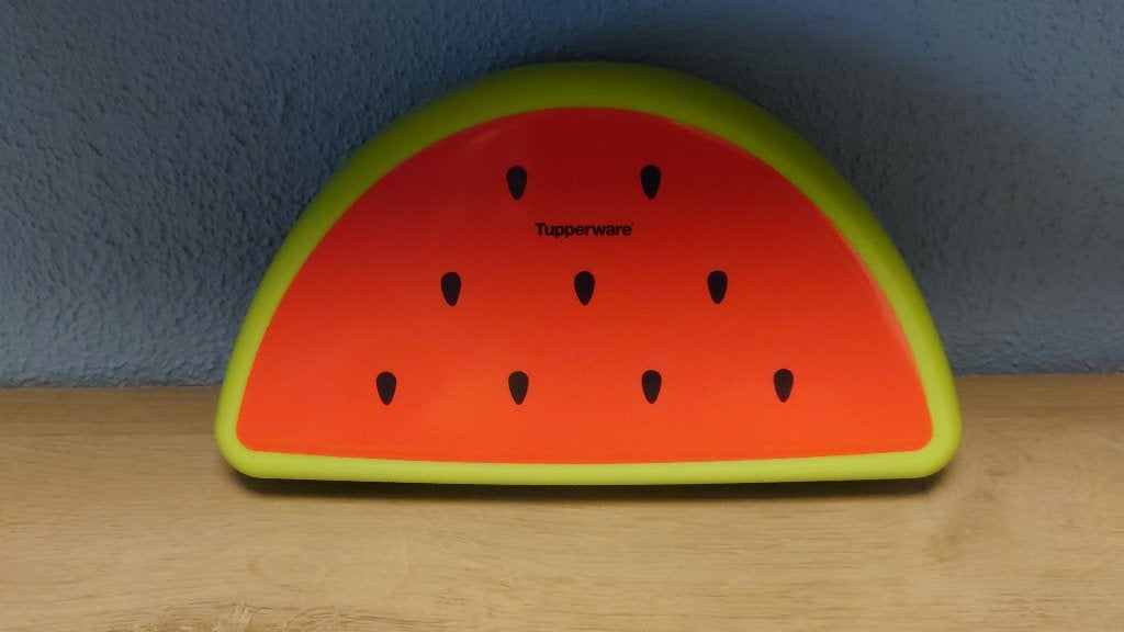 Tupperware Smartclip Halfrond Meloen Rood-Groen NIEUW, Ophalen of Verzenden, Nieuw, Rood, Overige typen