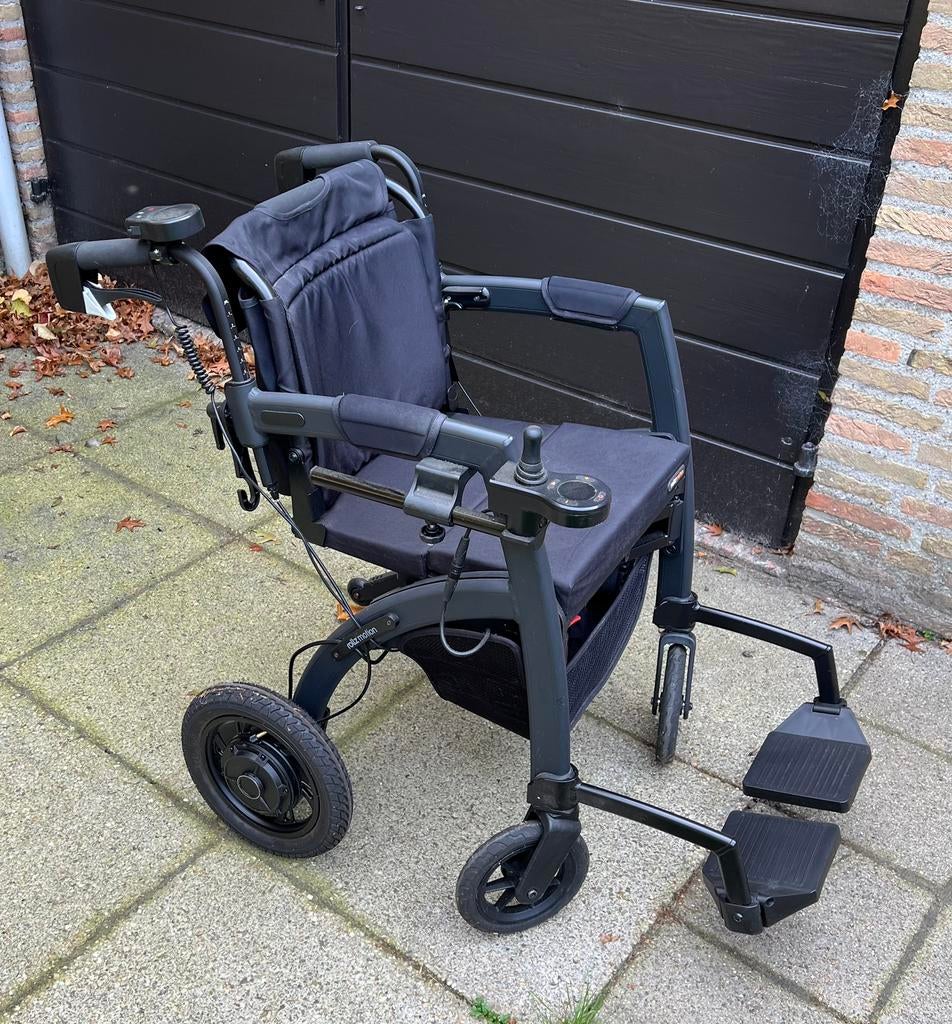 Rollz Motion Electric, 3 in 1, Rollator en Rolstoel, Diversen, Rolstoelen, Ophalen, Inklapbaar, Zo goed als nieuw, Elektrische rolstoel