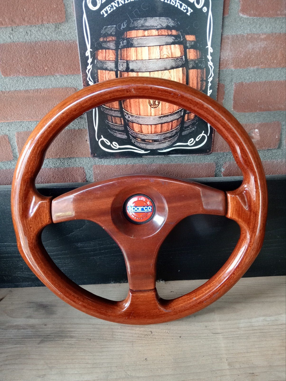 zeer mooie houten sport stuur, Ophalen