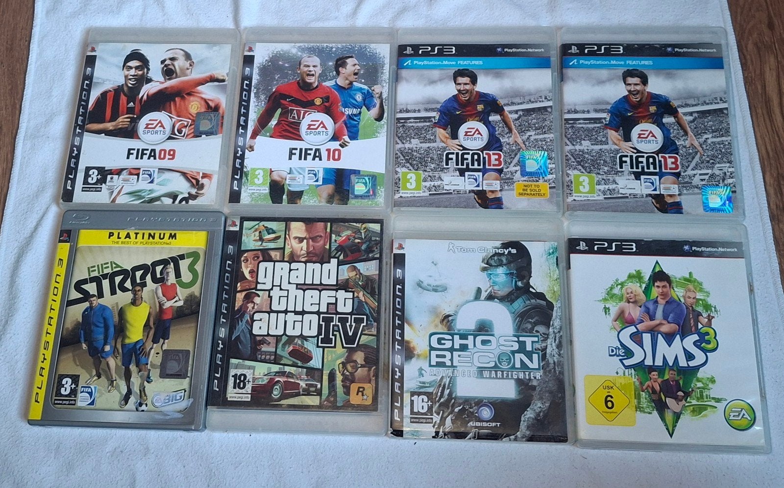 PS3 Games: FIFA, GTA IV, Ghost Recon, The Sims 3, Ophalen, Gebruikt, Vanaf 18 jaar, Eén computer