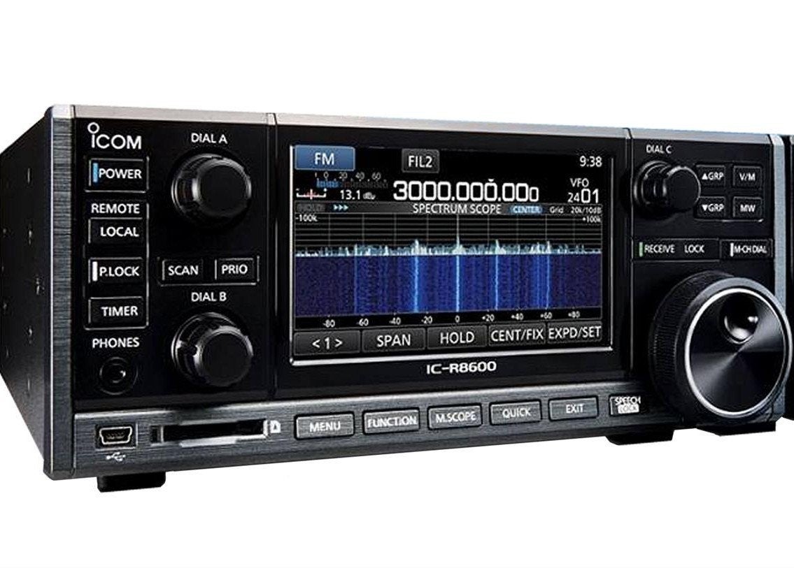 T.k icom R8600 ontvanger met de nieuwste firmware 1.38, Telecommunicatie, Ophalen, Zo goed als nieuw, Ontvanger