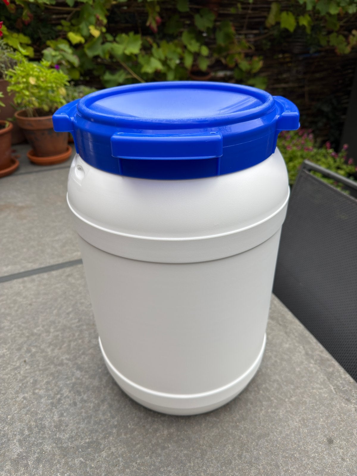 CurTec 20 liter ton / vat – waterdicht schroefdeksel - voer, Ophalen, Hond