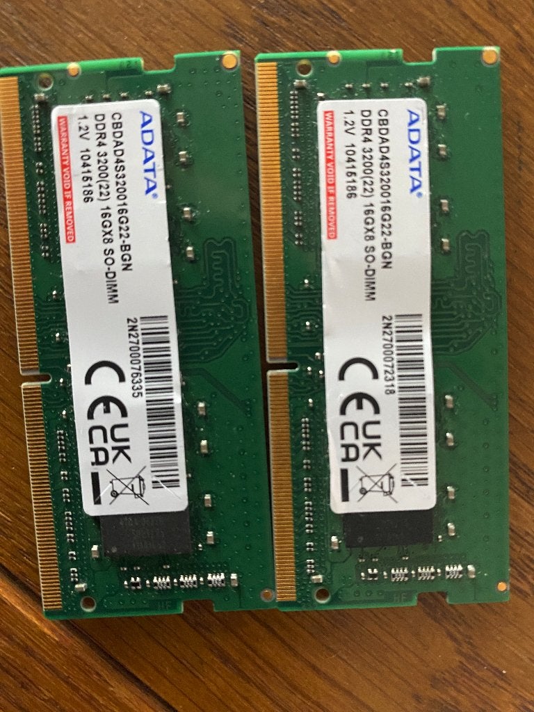 ADATA Premier 32GB DDR4-3200 SO-DIMM, Ophalen, 32 GB, DDR4, Zo goed als nieuw
