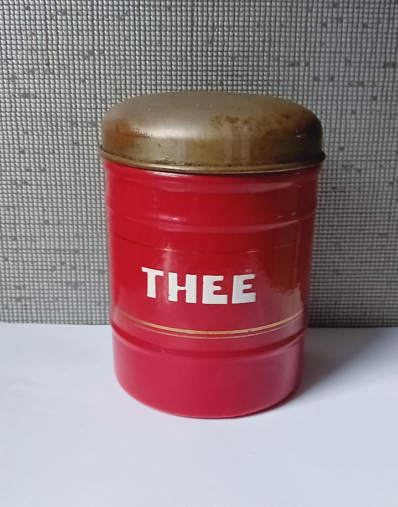 vintage theebus donker rood, Ophalen of Verzenden, Overige