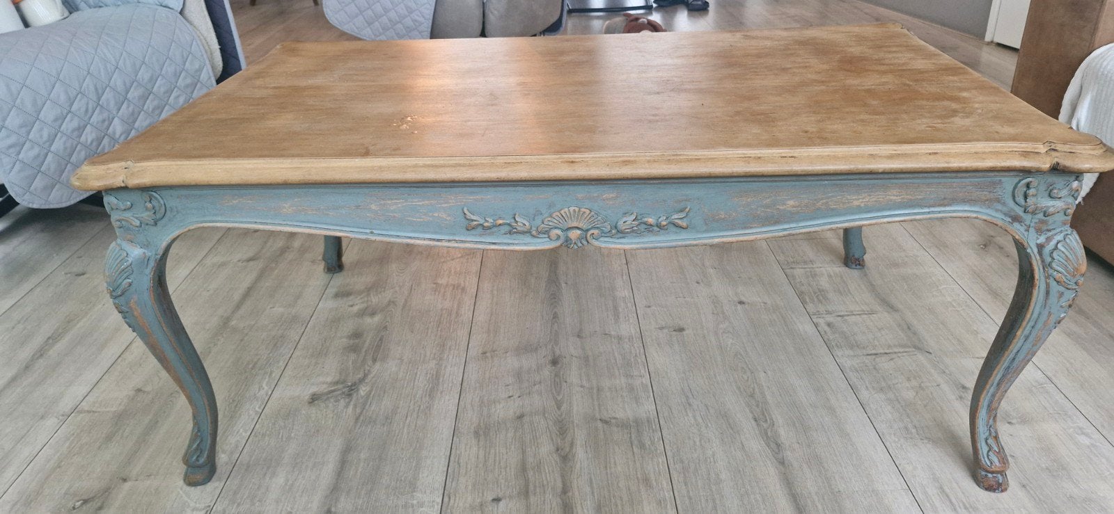 Houten Queen Anne salon tafel, Ophalen