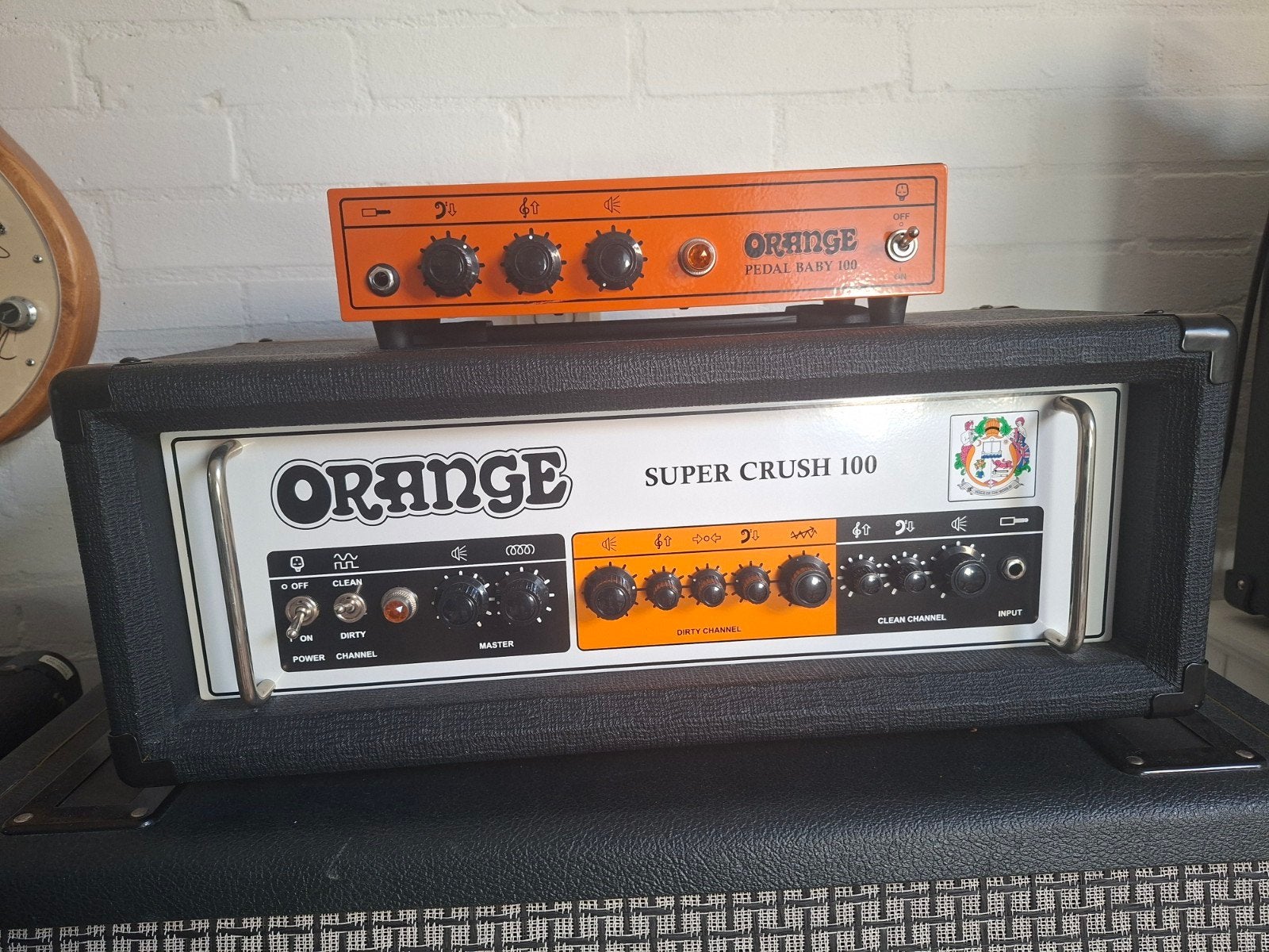 Orange Super Crush 100, Muziek en Instrumenten, Ophalen, Zo goed als nieuw, Gitaar, 100 watt of meer