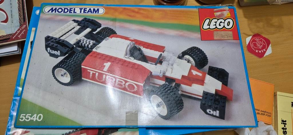 Lego 5540 Turbo Race Auto Model Team - Gebruikt, Kinderen en Baby's, Speelgoed | Duplo en Lego, Ophalen of Verzenden, Gebruikt