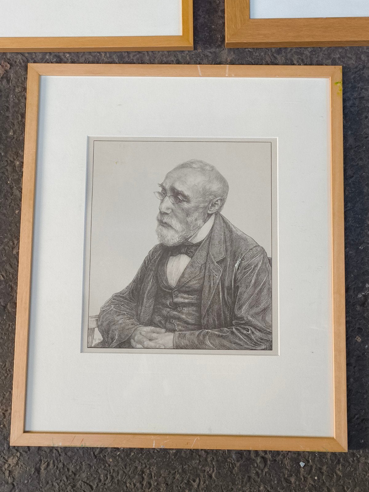 Jan Veth Litho schilder Jozef Israëls, Gesigneerd in de plaat, Ophalen of Verzenden, Portret en Figuren, Lithografie