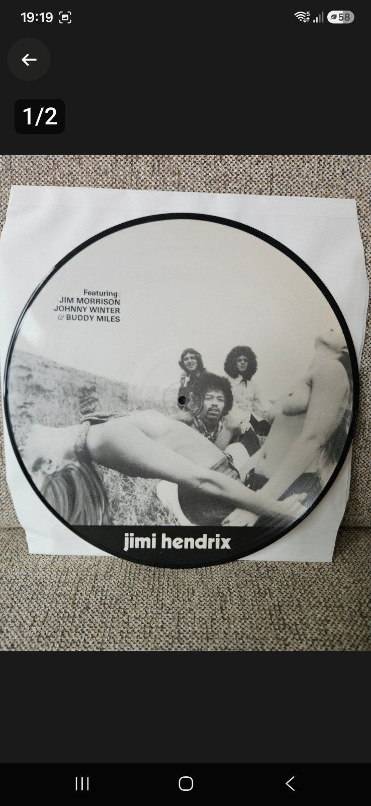 Jimi Hendrix Picture Disc LP - Limited Edition, LP, Zo goed als nieuw, 12 inch, Poprock
