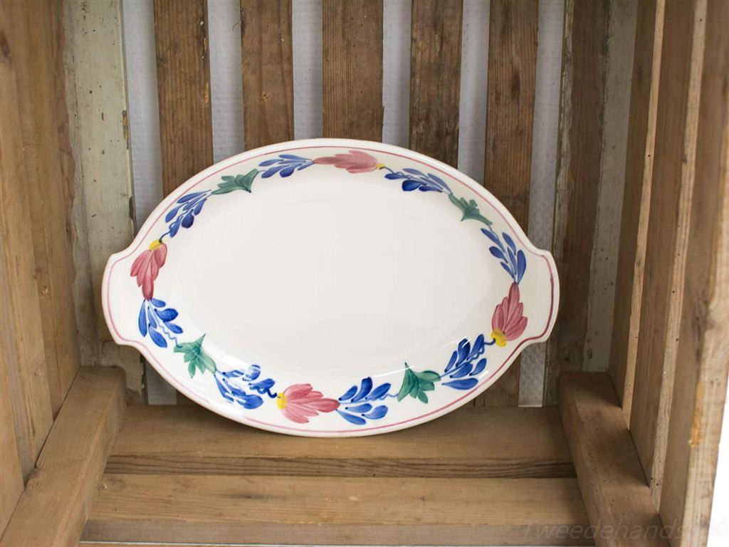 Boerenbont serveerschaal 26591, Ophalen of Verzenden, Gebruikt, Aardewerk, Bord(en)