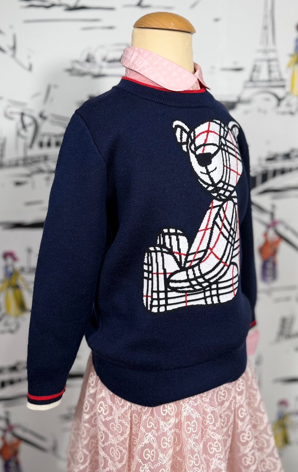 Burberry Thomas Bear wollen trui kind maat 6 (425 euro), Burberry, Jongen of Meisje, Burberry EU, Ophalen of Verzenden