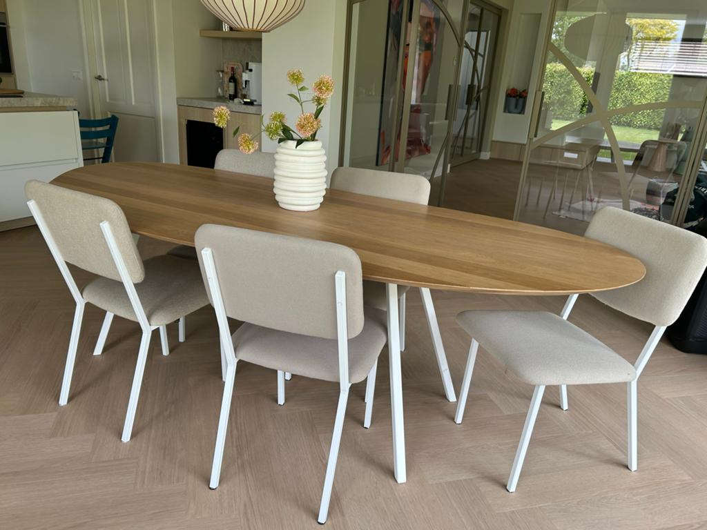 4 Studio Henk stoelen, uitbreidbaar naar 5 of 6, Ophalen, Overige kleuren, Zo goed als nieuw, Vier