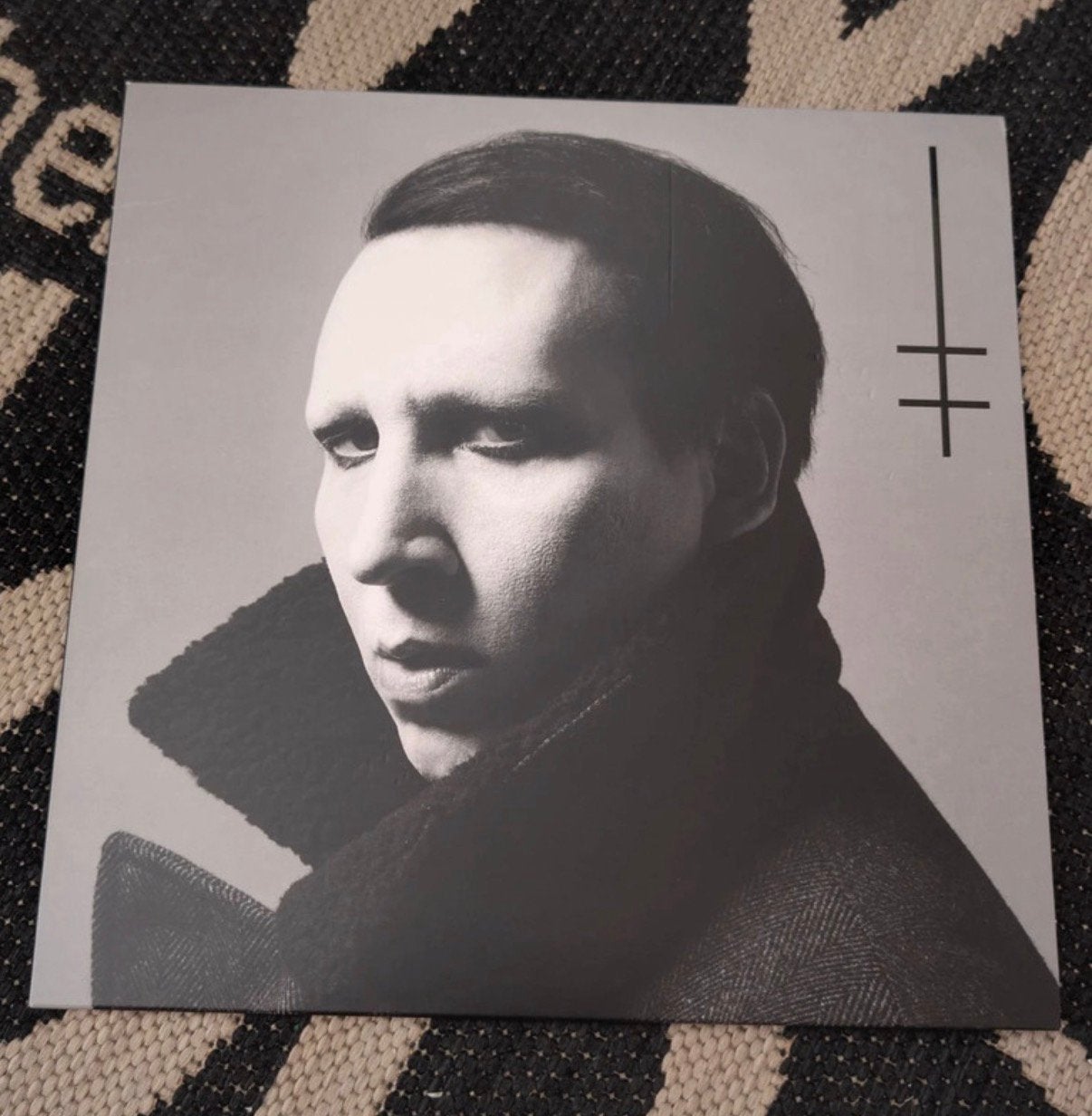 Marilyn Manson - Heaven Upside Doen vinyl WIT, Ophalen of Verzenden, Zo goed als nieuw, 12 inch