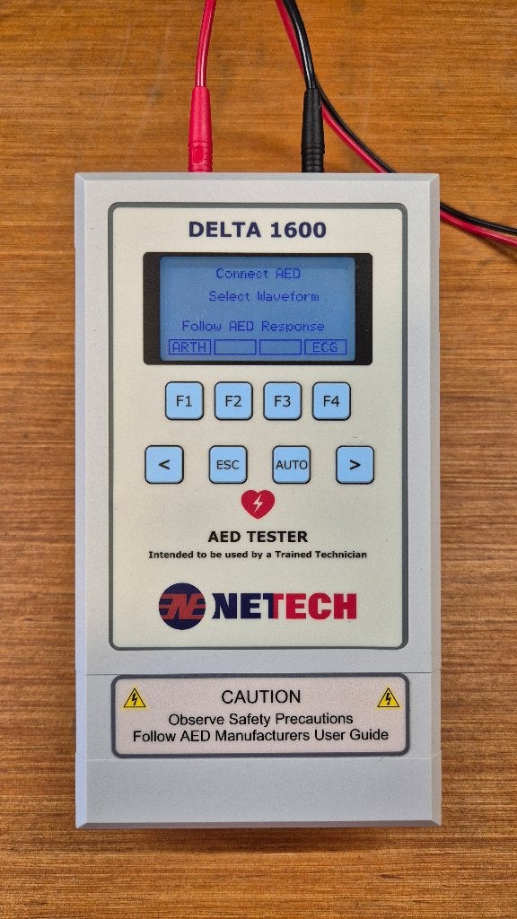 Netech Delta 1600 AED Tester, Ophalen of Verzenden, Zo goed als nieuw, Overige meters