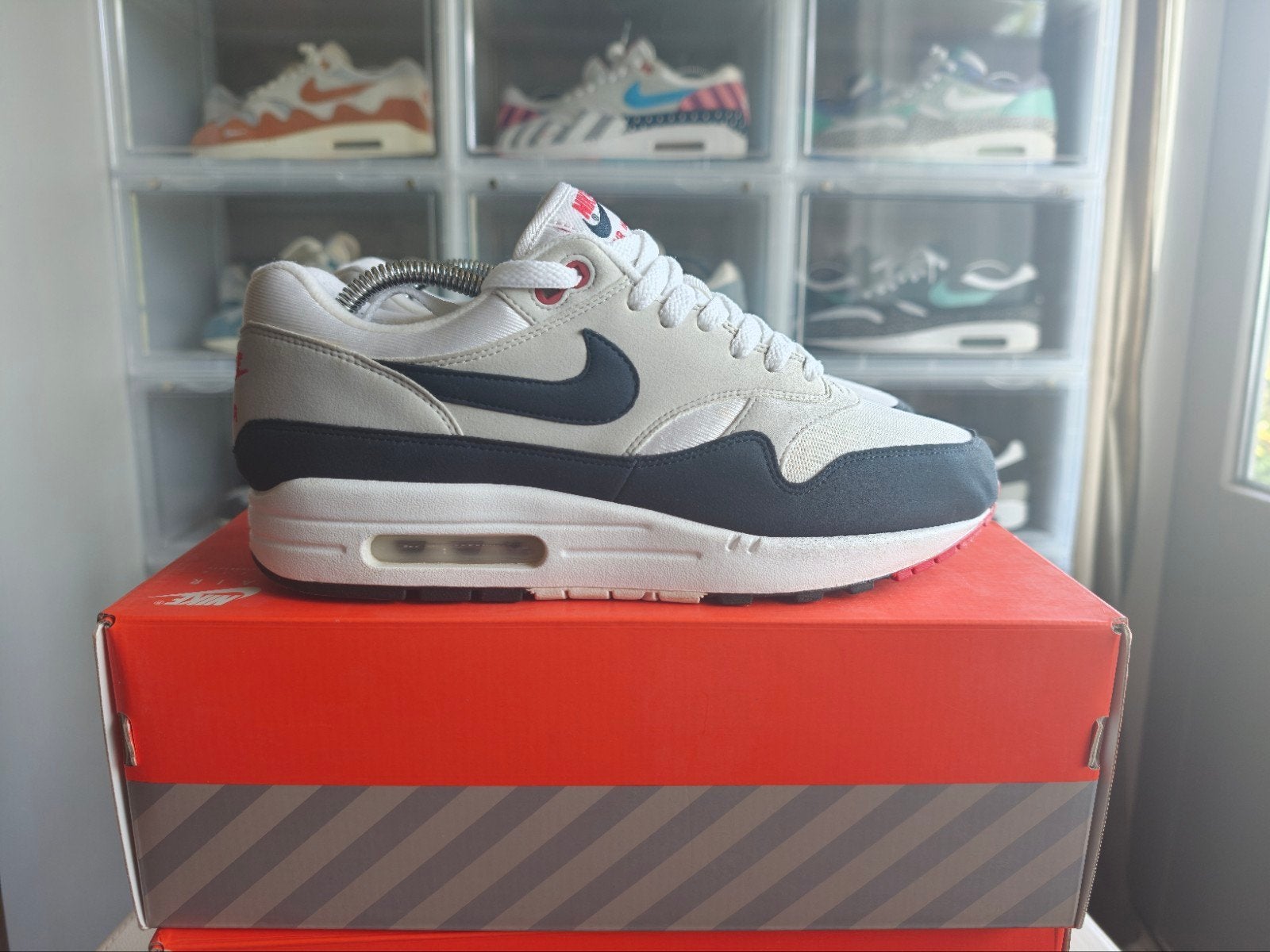 Nike Air Max 1 Anniversary Obsidian, Overige kleuren, Nike, Ophalen of Verzenden, Sneakers of Gympen