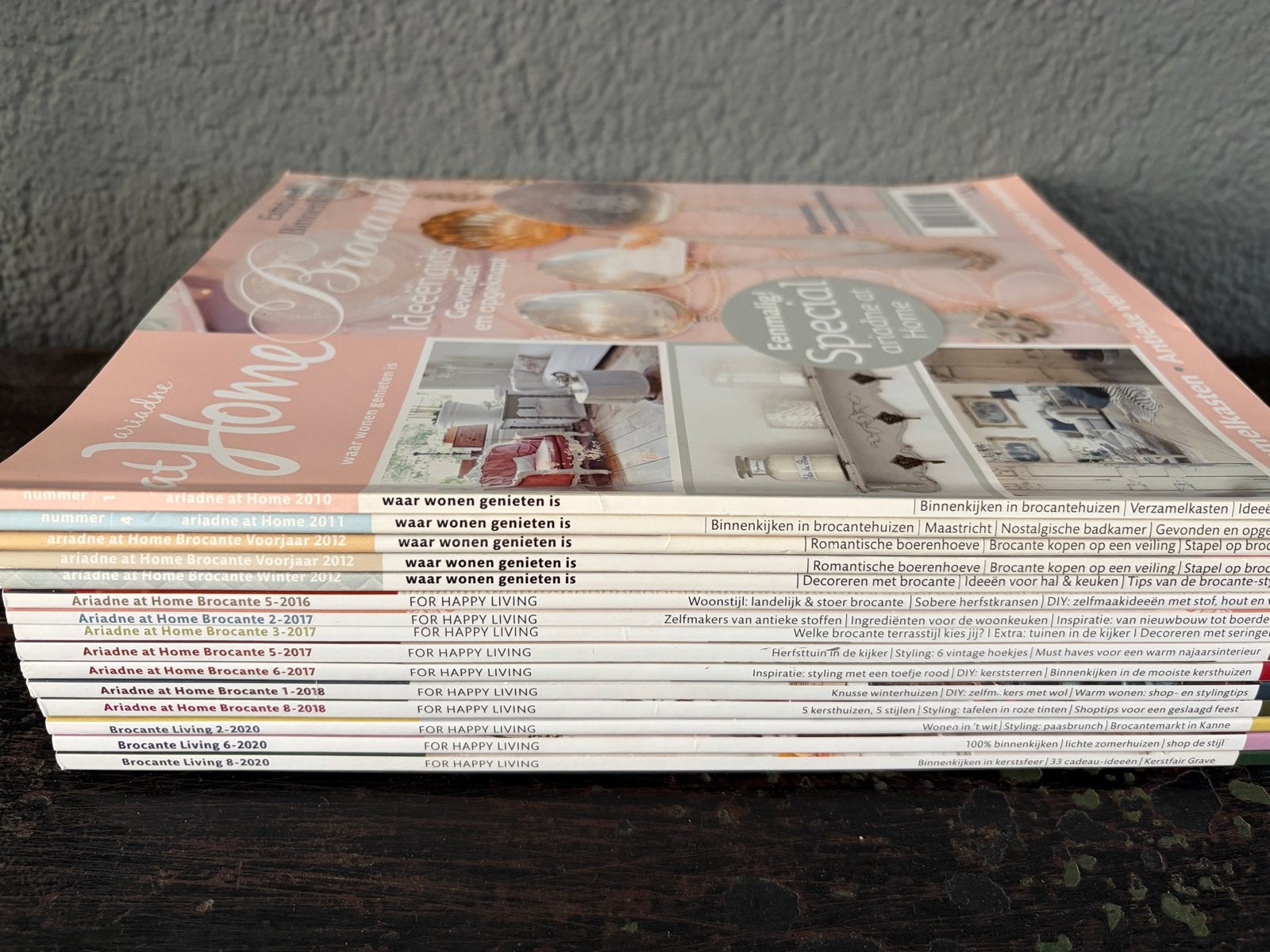 Ariadne at Home & Brocante Living tijdschriften, Ophalen, Gelezen, Overige typen