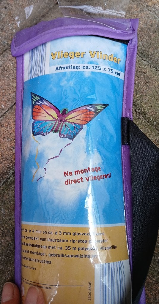 Vlieger Vlinder, Ophalen of Verzenden, Zo goed als nieuw, Eenlijns, Vlieger