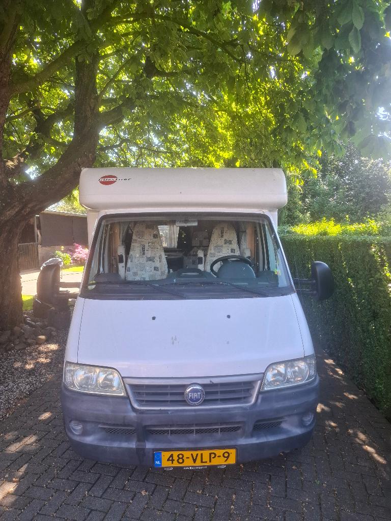Bustner t 603 uit 2002, Caravans en Kamperen, Campers, Ringverwarming, Fiat, Particulier, Luifel