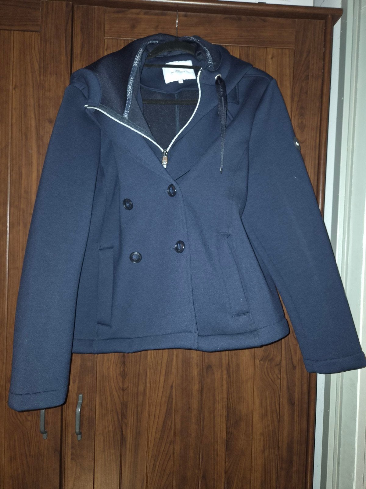 HVPOLO Jack donkerblauw maat 44, Kleding | Dames, HV Society, Maat 42/44 (L), Zo goed als nieuw, Jasje
