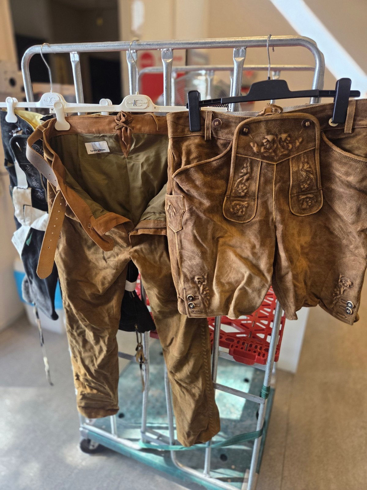 Spieth & Wensky Lederhose - Maat 54, Kleding | Heren, Ophalen, Maat 52/54 (L), Bruin, Spieth & Wensky