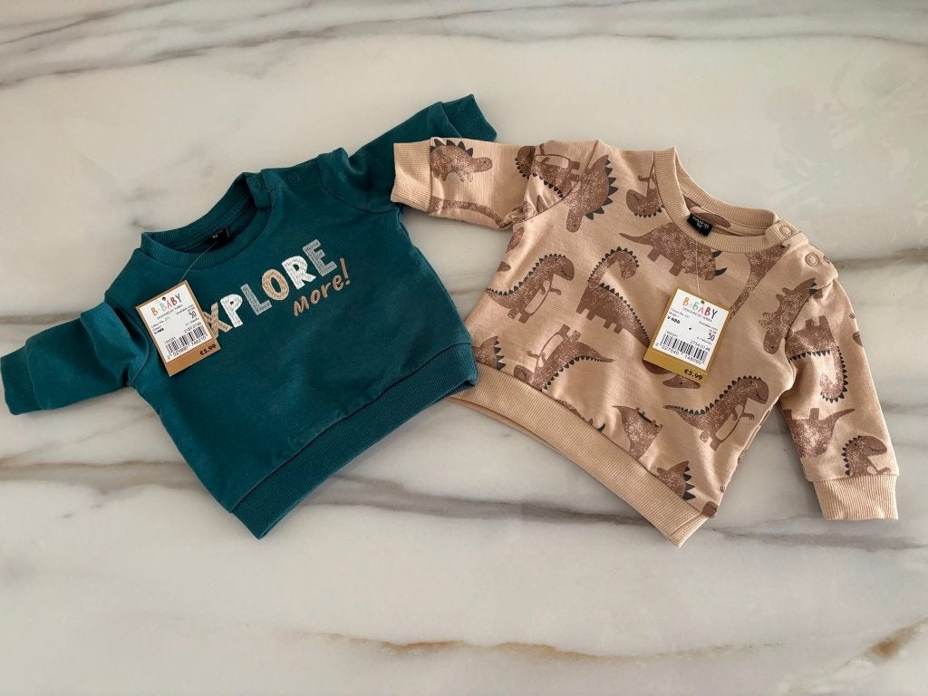 2 baby truien jongens - maat 50 - B•Baby Wibra, Ophalen of Verzenden, Nieuw, Maat 50