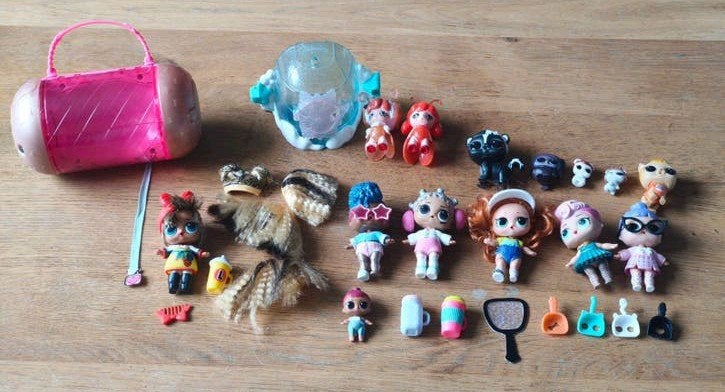 LOL Surprise / Glimmies - poppetjes & accessoires, Ophalen of Verzenden, Gebruikt, Overige typen