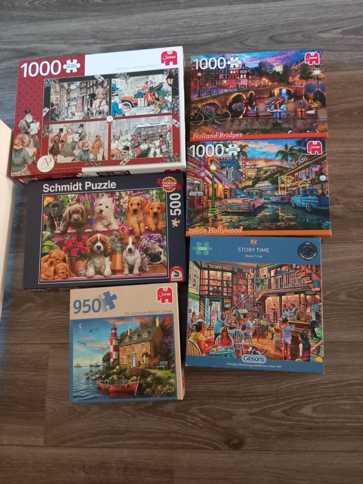 Legpuzzels, Ophalen, 500 t/m 1500 stukjes, Zo goed als nieuw