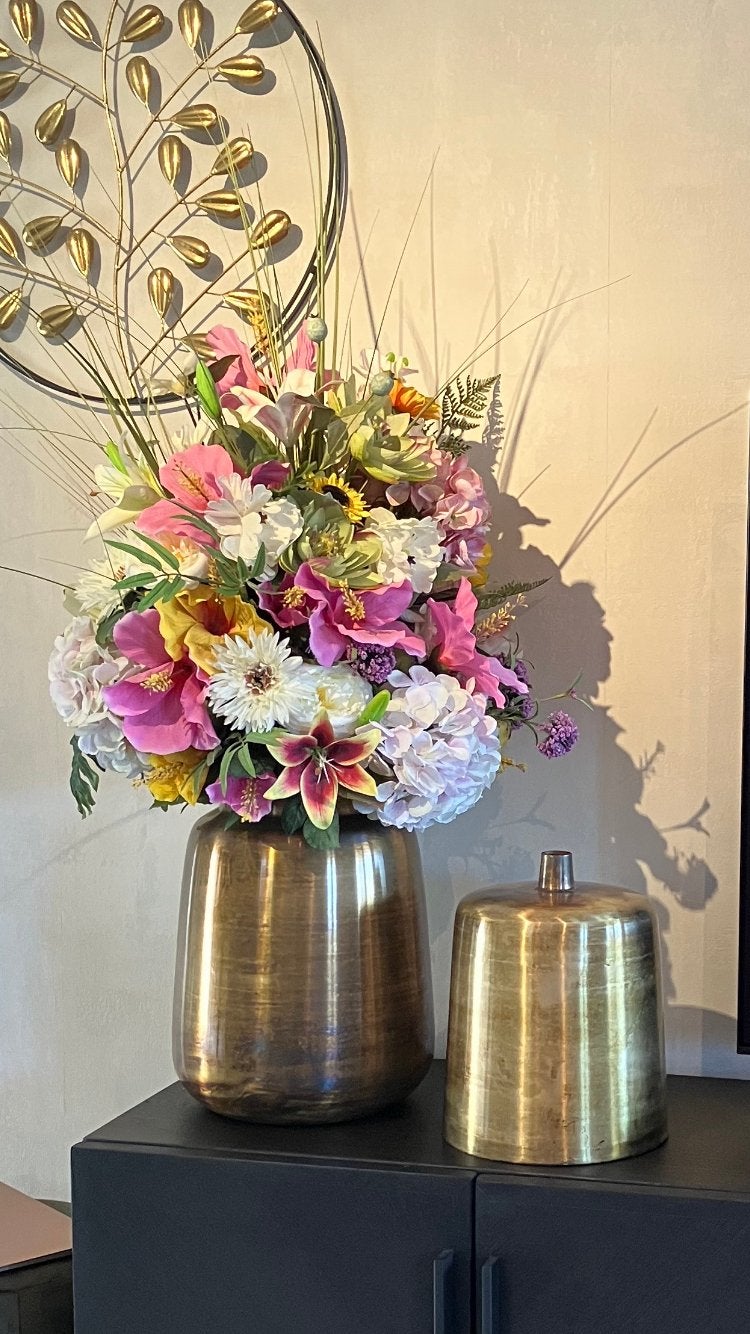 Boeket kunstbloemen kunstbloemen boeket, Ophalen, Binnen, Overige materialen, Zo goed als nieuw