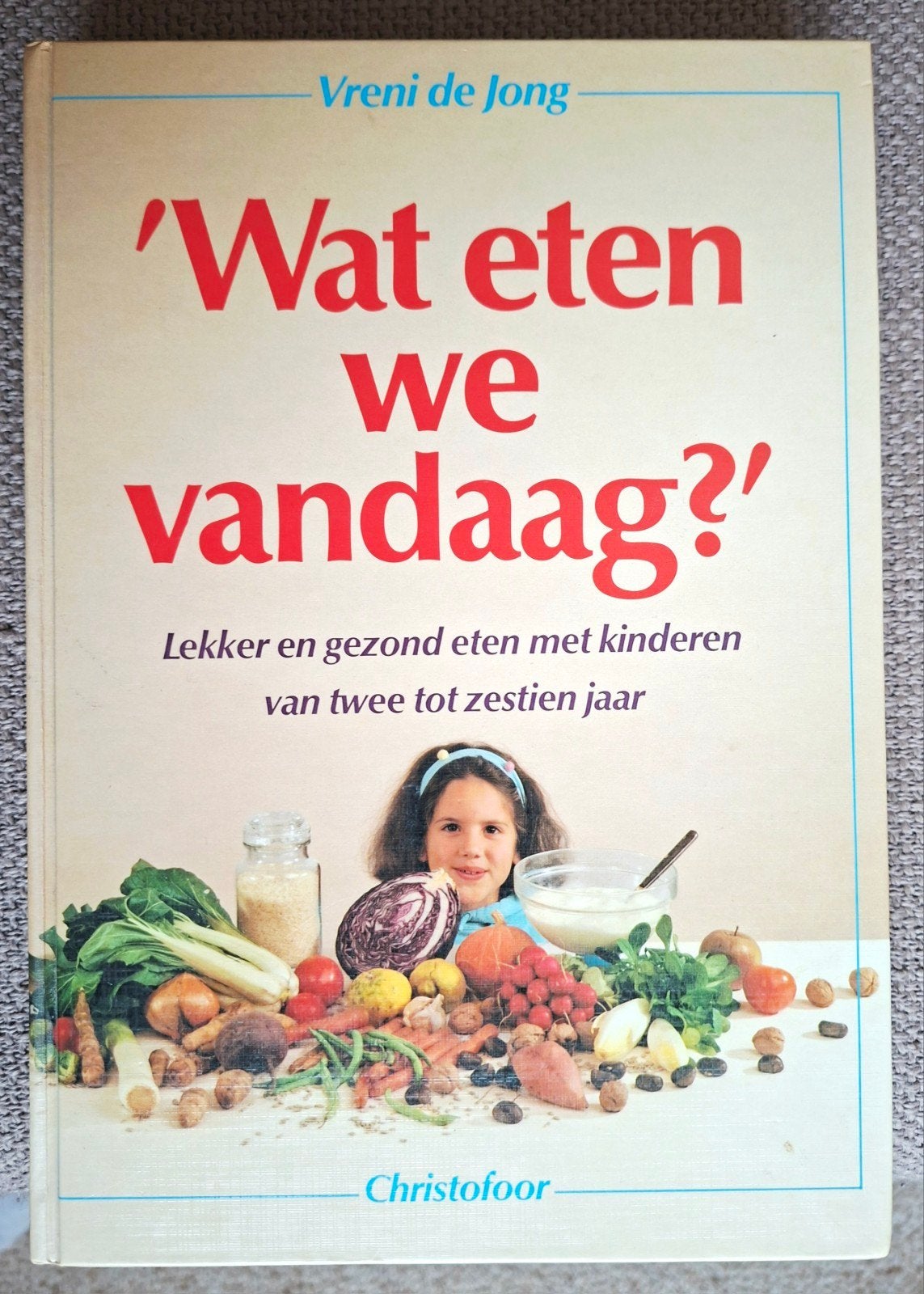 Wat eten we vandaag? Uitgeverij Christofoor kookboek, Ophalen of Verzenden, Gelezen, Vreni de Jong - Müggler en Irma Kelling, Gezond koken