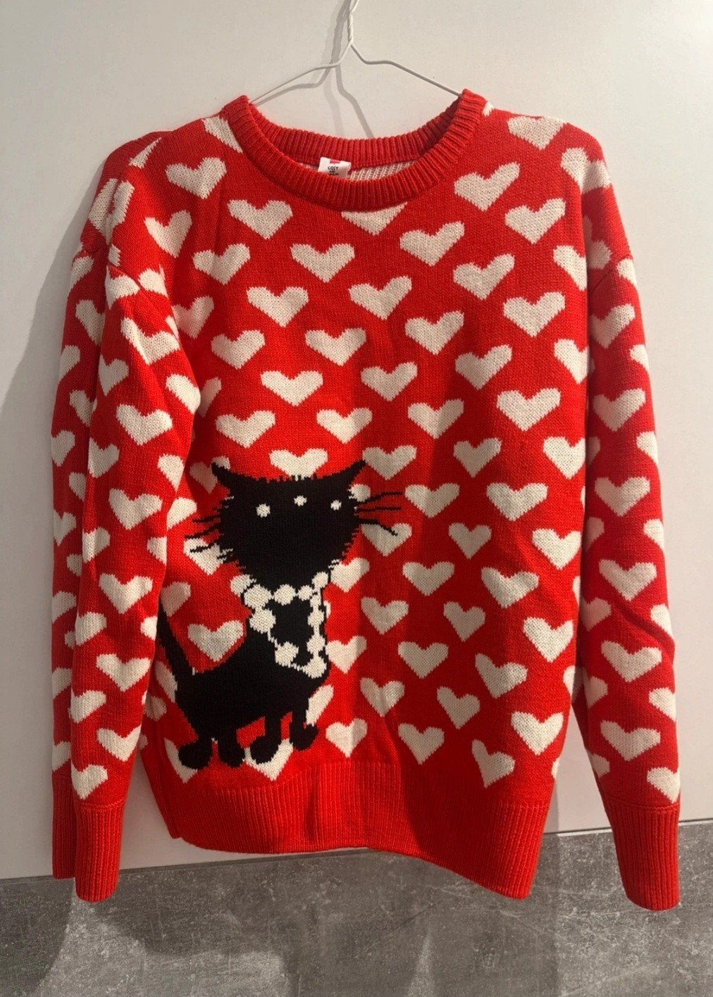 Nieuw! HEMA Siepie Kersttrui / Hartjestrui – Maat S 36, Maat 38/40 (M), Ophalen of Verzenden, Rood, Onbekend