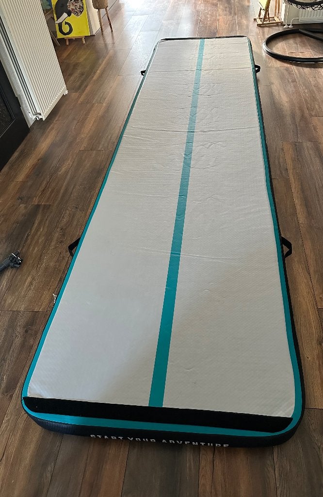 Stardupp airtrack 4 meter, Sport en Fitness, Ophalen, Materiaal, Kindermaat 122 t/m 140, Zo goed als nieuw