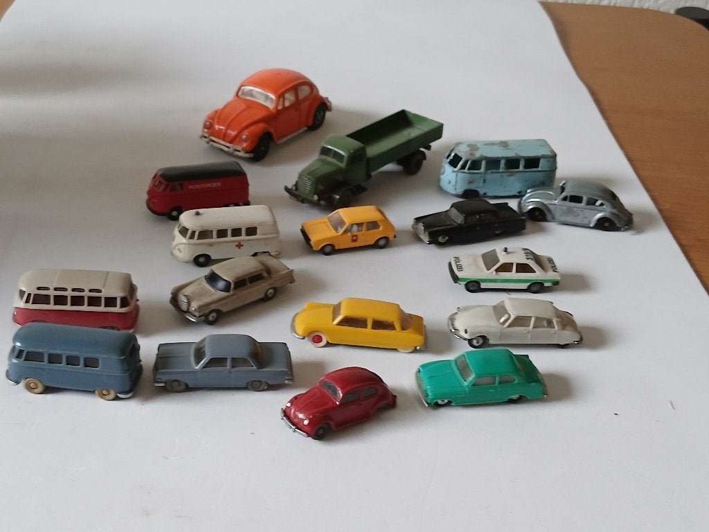Vintage Kleine Auto,s  o.a. Corgi en Wiking, Ophalen of Verzenden, Gebruikt, Auto