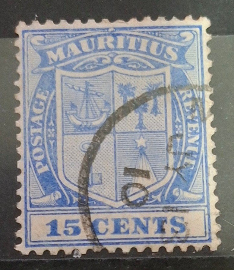 Mauritius Postzegel (B3-P32), Ophalen of Verzenden, Overige landen, Gestempeld