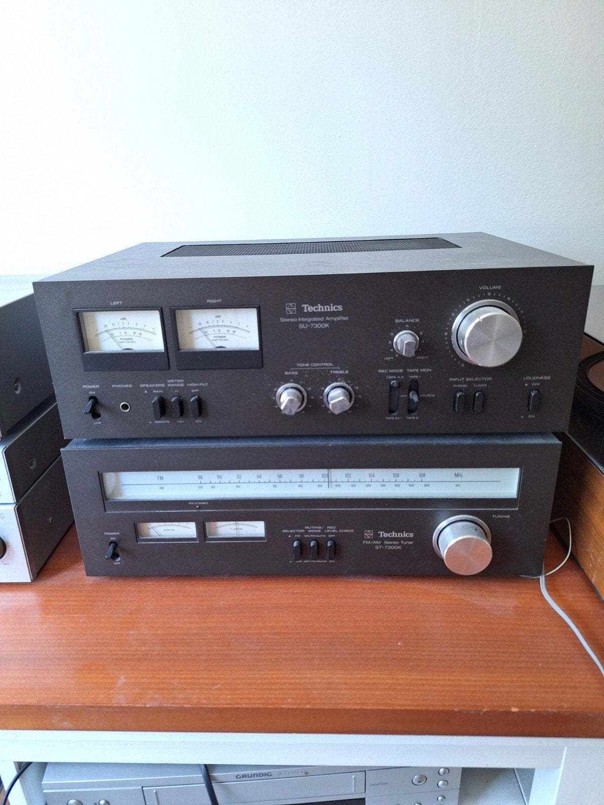 Technics SU-7300K Versterker en ST-7300K Tuner, Ophalen, Gebruikt, Stereo, 60 tot 120 watt