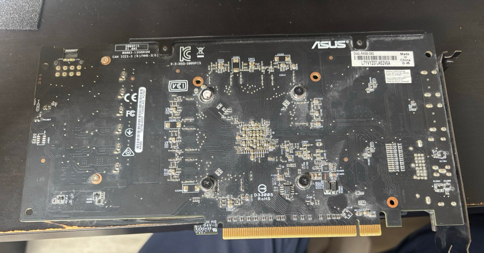 Asus Rx580 8gb videokaart., Ophalen of Verzenden, Gebruikt, GDDR5, PCI-Express 3