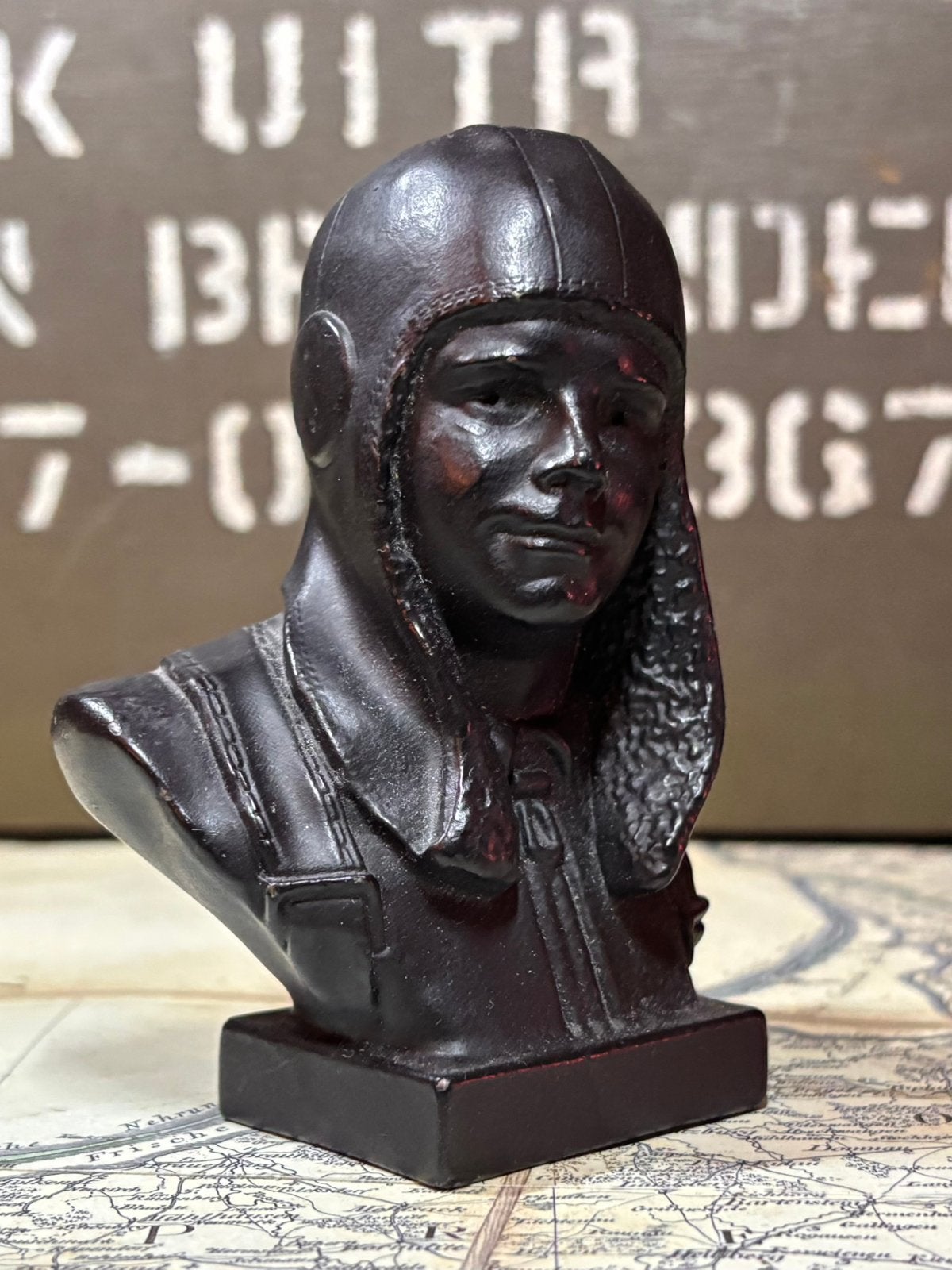 Vintage Sovjet Yuri Gagarin Buste – Gietijzer, Ophalen of Verzenden