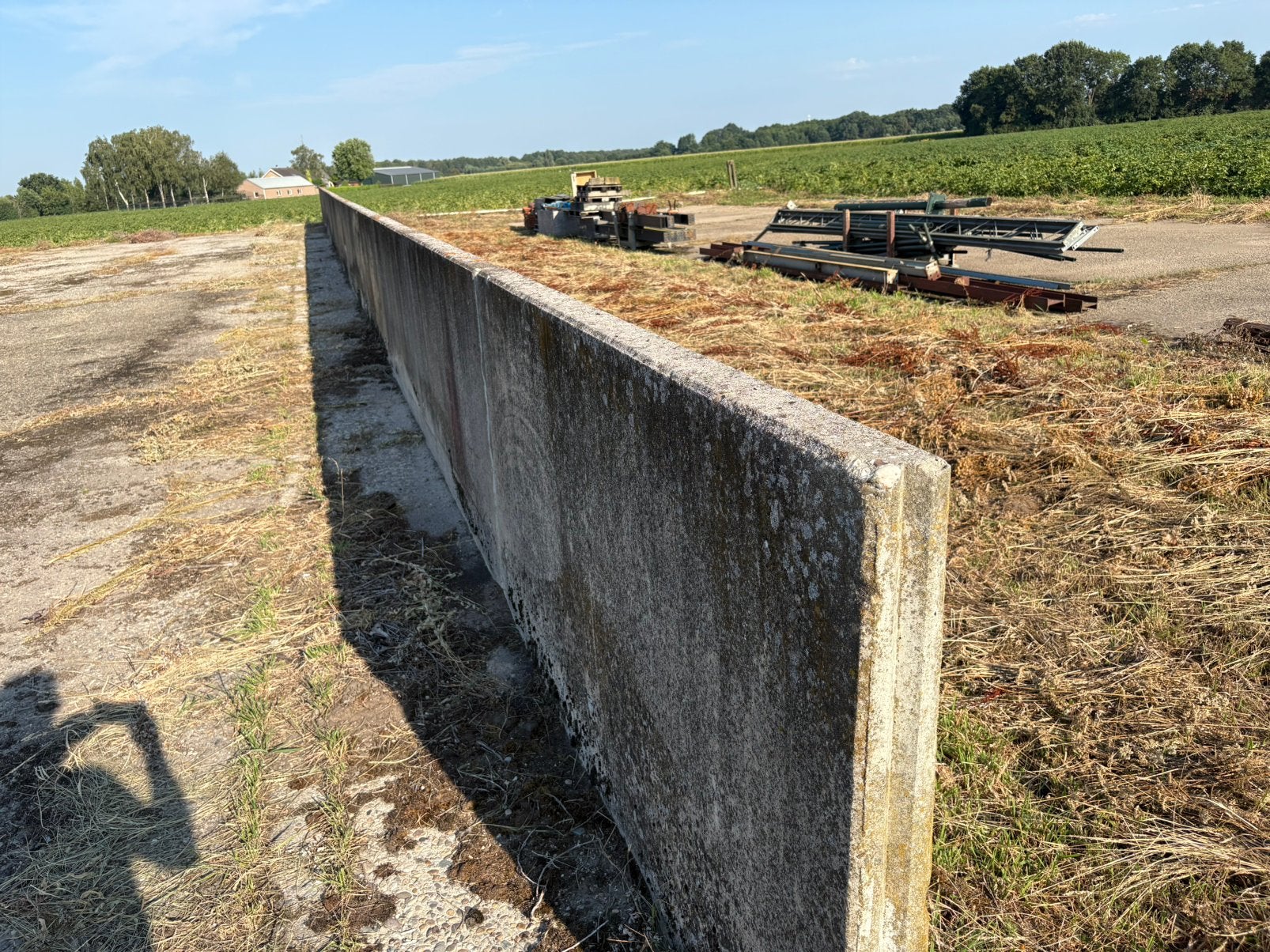 Betonnen keerwanden te koop, Ophalen, Gebruikt