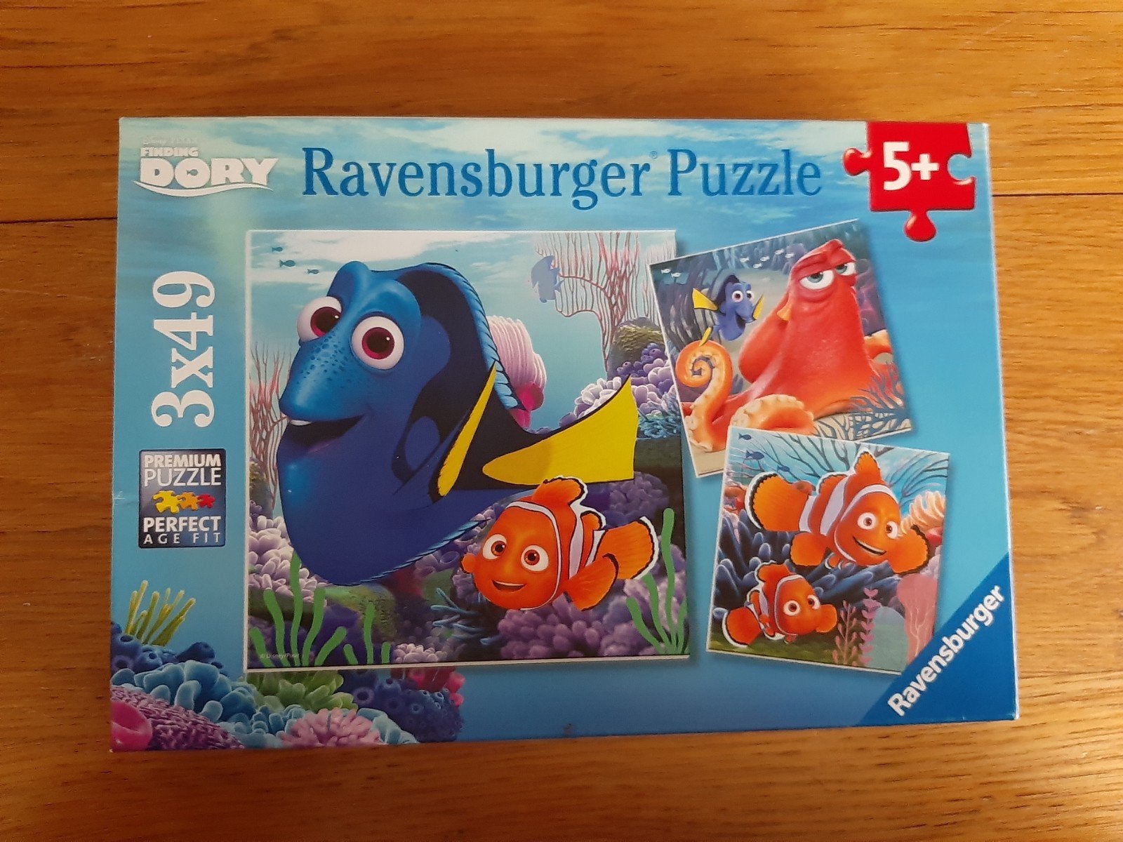 Ravensburger Finding Dory Puzzel 3x49 stukjes, Ophalen of Verzenden, Meer dan 50 stukjes, Gebruikt, 6 jaar of ouder