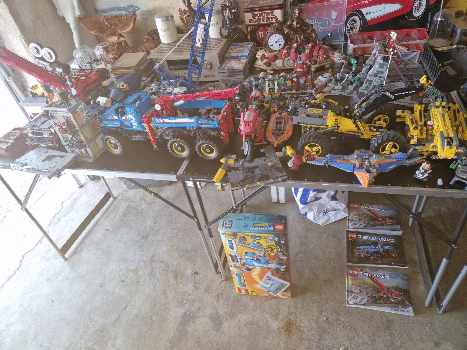 Grote collectie LEGO, Ophalen