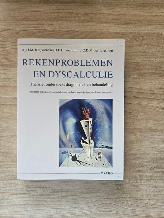 Rekenproblemen en Dyscalculie, Zo goed als nieuw, Gamma, A.J.J.M. Ruijssenaars, J.E.H. van Luit, E.C.D.M. van Lieshout, HBO