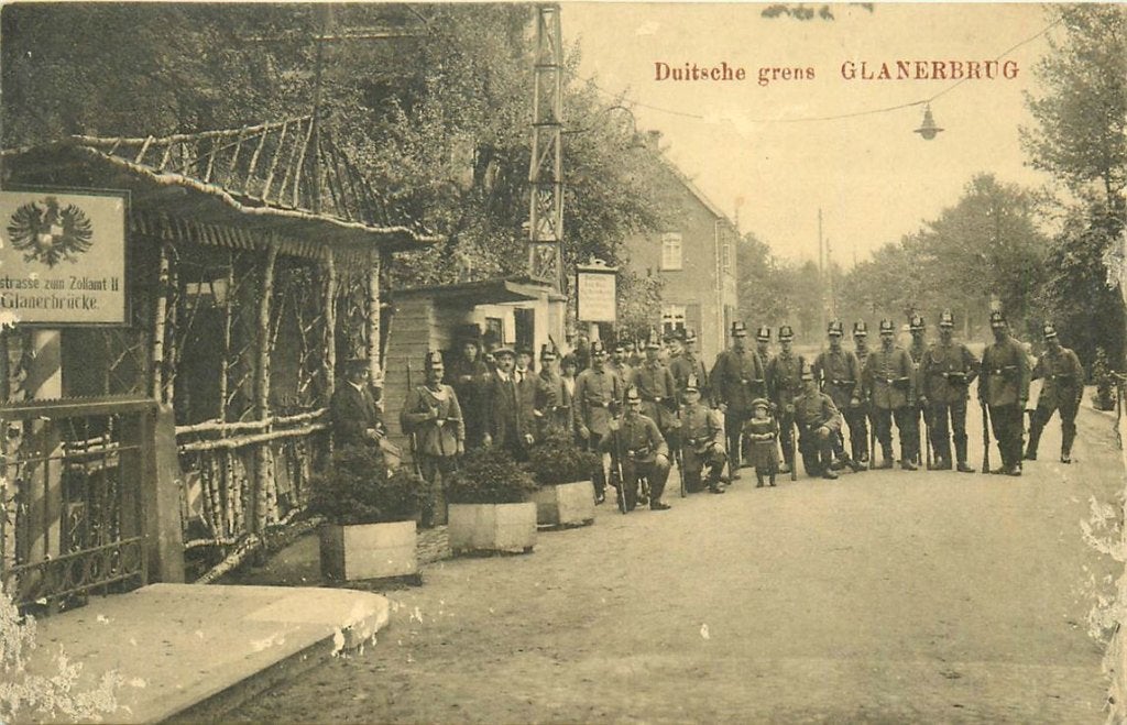 378-287-009 Glanerbrug Duitsche Grens, Verzenden, Voor 1920, Overijssel