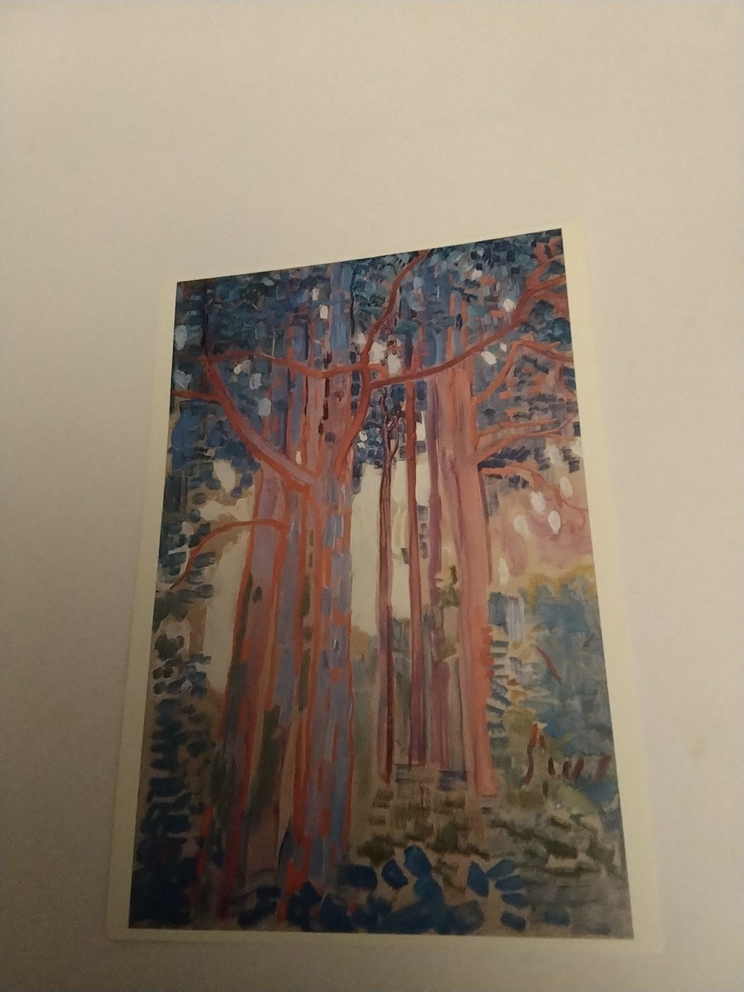 Ansichtkaart Jan Sluijters - 'Bosgezicht' (1909/1910), Ophalen of Verzenden, Voor 1920, Ongelopen, Natuur