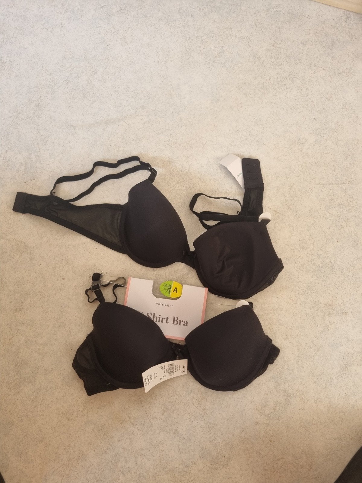 2 nieuwe zwarte bh 75a, Primark, Ophalen of Verzenden, Zwart, BH