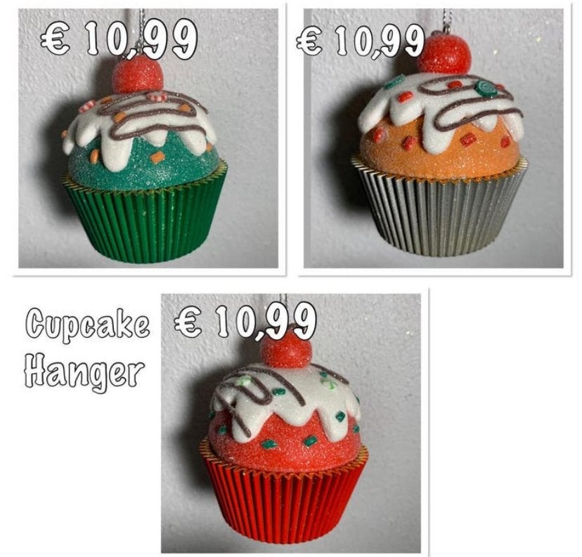 Cupcake hangers kurt Adler, Diversen, Kerst, Ophalen of Verzenden, Nieuw