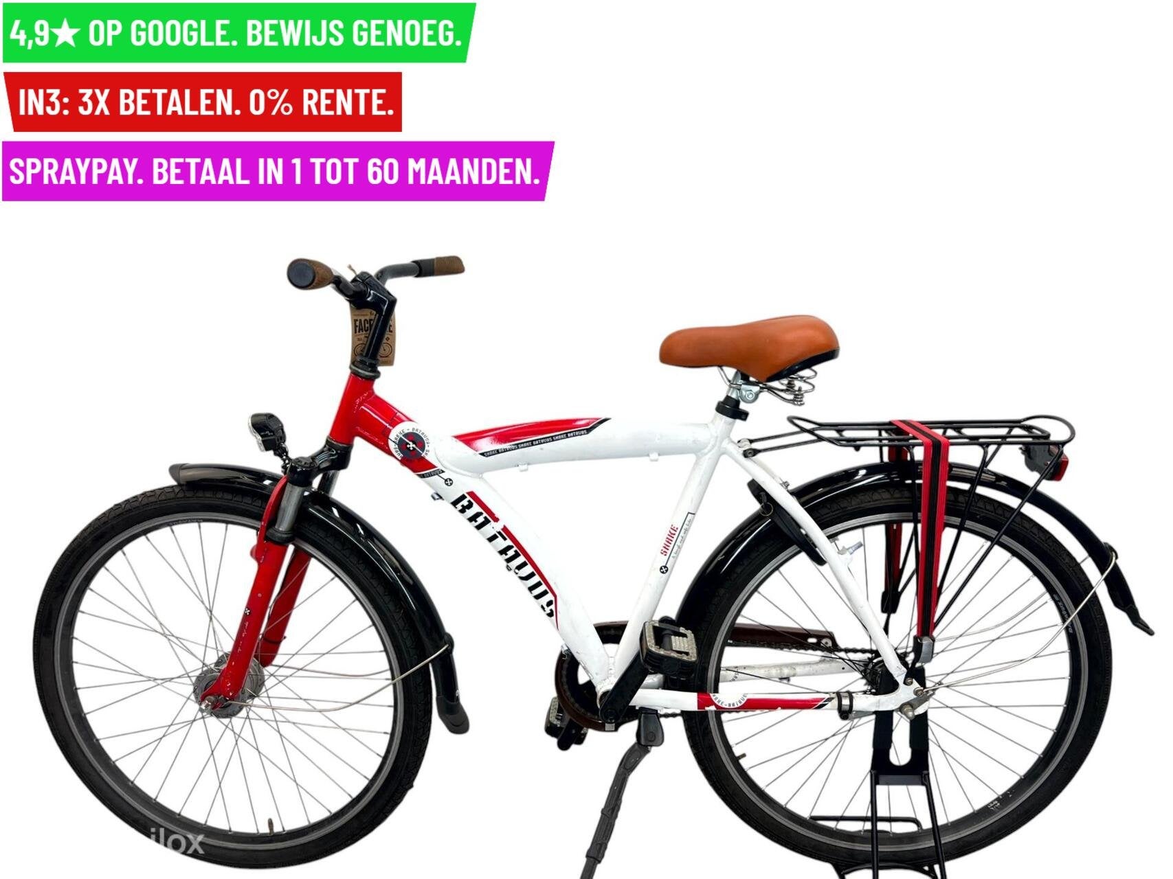 Jongensfiets Batavus Snake 26"/48cm/1ver - Garantie/Levering, 9713 Bv Groningen, Batavus, Facebikenl@gmail.com, 53 tot 57 cm