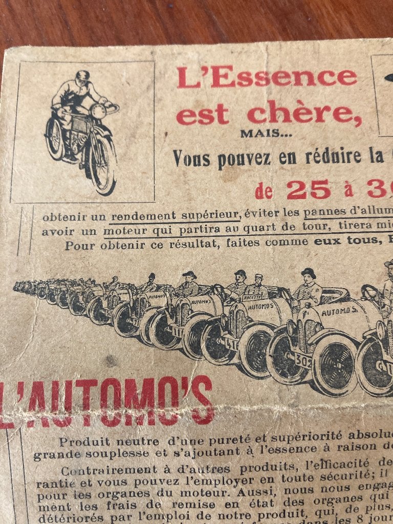 L,automos folder 1920, Ophalen of Verzenden, Overige merken